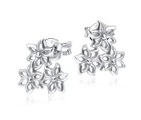 Flower Silver Stud Earring STS-3606